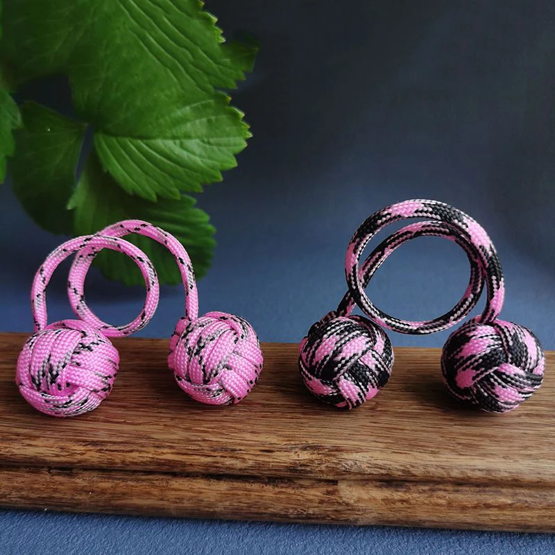 Fidget toy new aluminum alloy Begleri fidget toy worry beads finger skill paracord stress extreme movement toys gifts