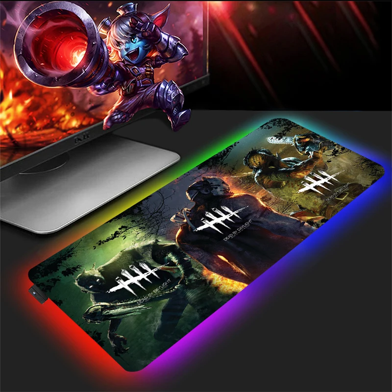 Dead By Daylight Mouse Pads Computer Pad Rgb Gamer Accessories Xxl