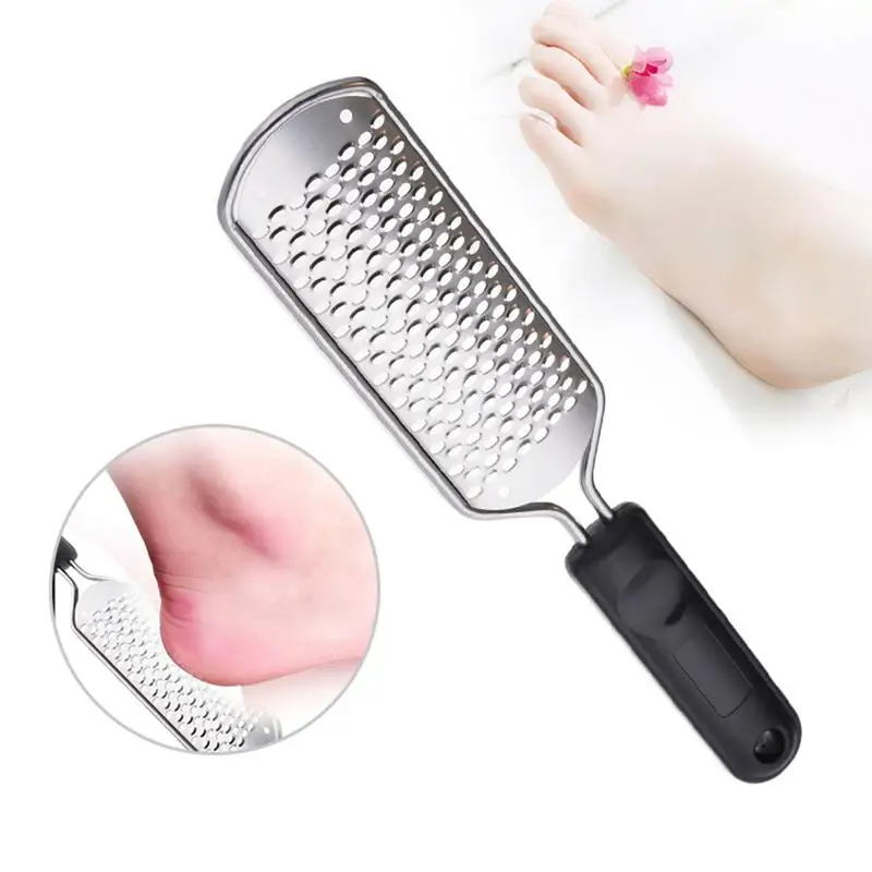 1Pcs Stainless Steel Foot File Callus Remover with Dead Skin storage Hard  Skin Remover Heels Scrubber - AliExpress