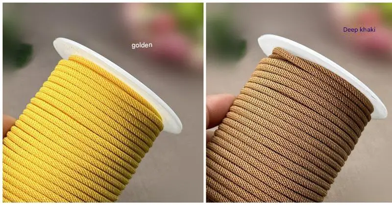 20 m/Rolle 3mm 4mm Milan Faden Schnur DIY Geflochtene Schnur Armbänder Halskette Für Schmuck Machen Zubehör Perlen material Seil – Detail 28