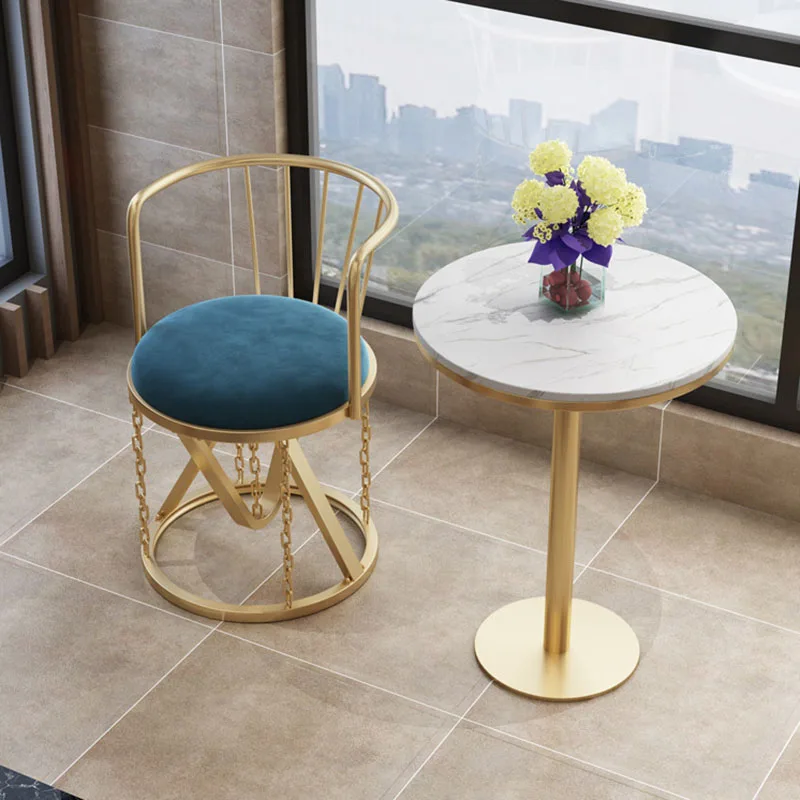 Style Modern Bar Stools Luxury Metal Kitchen Chairs Bar Design Dining Room Home Sillas Para Comedor Furniture Decoration