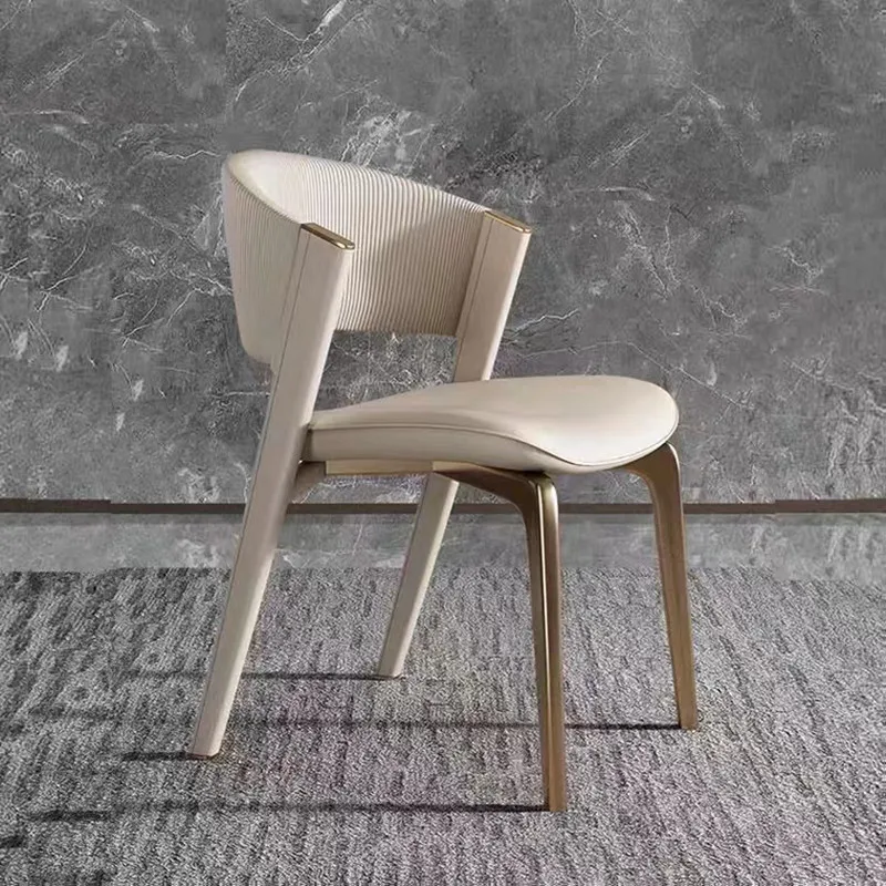 

Office Relaxing Dining Chair Ergonomic Library Party Complete Dressing Dining Chair Make-up Luxury Sillas Modern Furniture GG