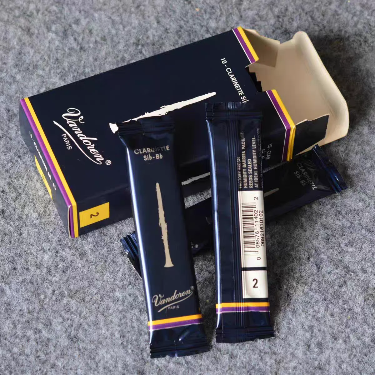 Vandoren Bb クラリネット トラディショナル リード;10 個入り