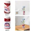 Small Ceramic Decorative Vase Multipurpose Decorative Lightweight for Side Table Tabletop Decoration Paint Brush Holder 3x6inch 4