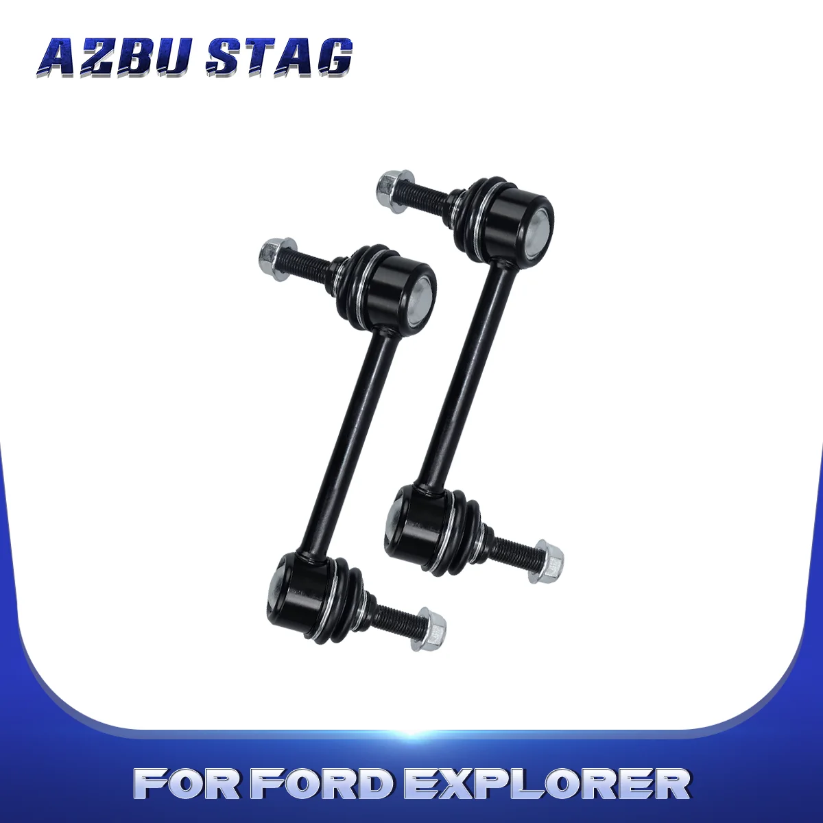 AzbuStag Rear Stabilize Bar End Link 2Pcs for FORD EXPLORER FLEX TAURUS LINCOLN MKX MKT 2010 2011 2012 2013 2014 2015