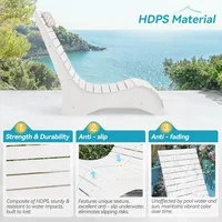 HDPS Pool Lounge Chairs Set of 2, Use in Pools Lounge Chairs up to 10-Inches of Water, Chaise Chairs with Headrest 3