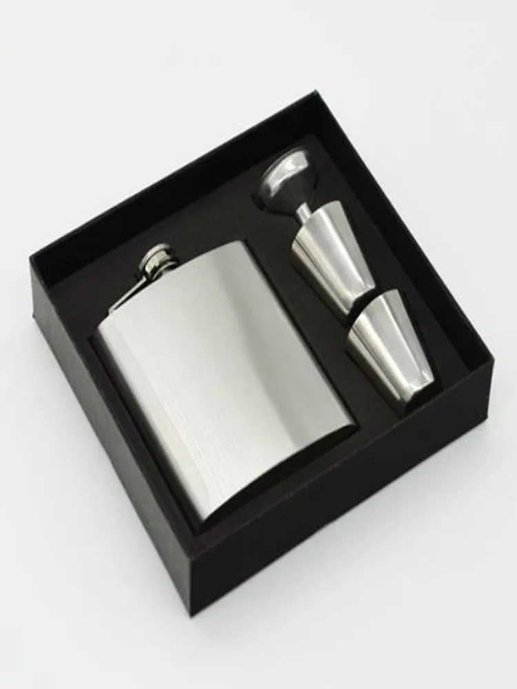 Stainless Steel Hip Flask for Men, Hip Flask, Wine Gift Box Package