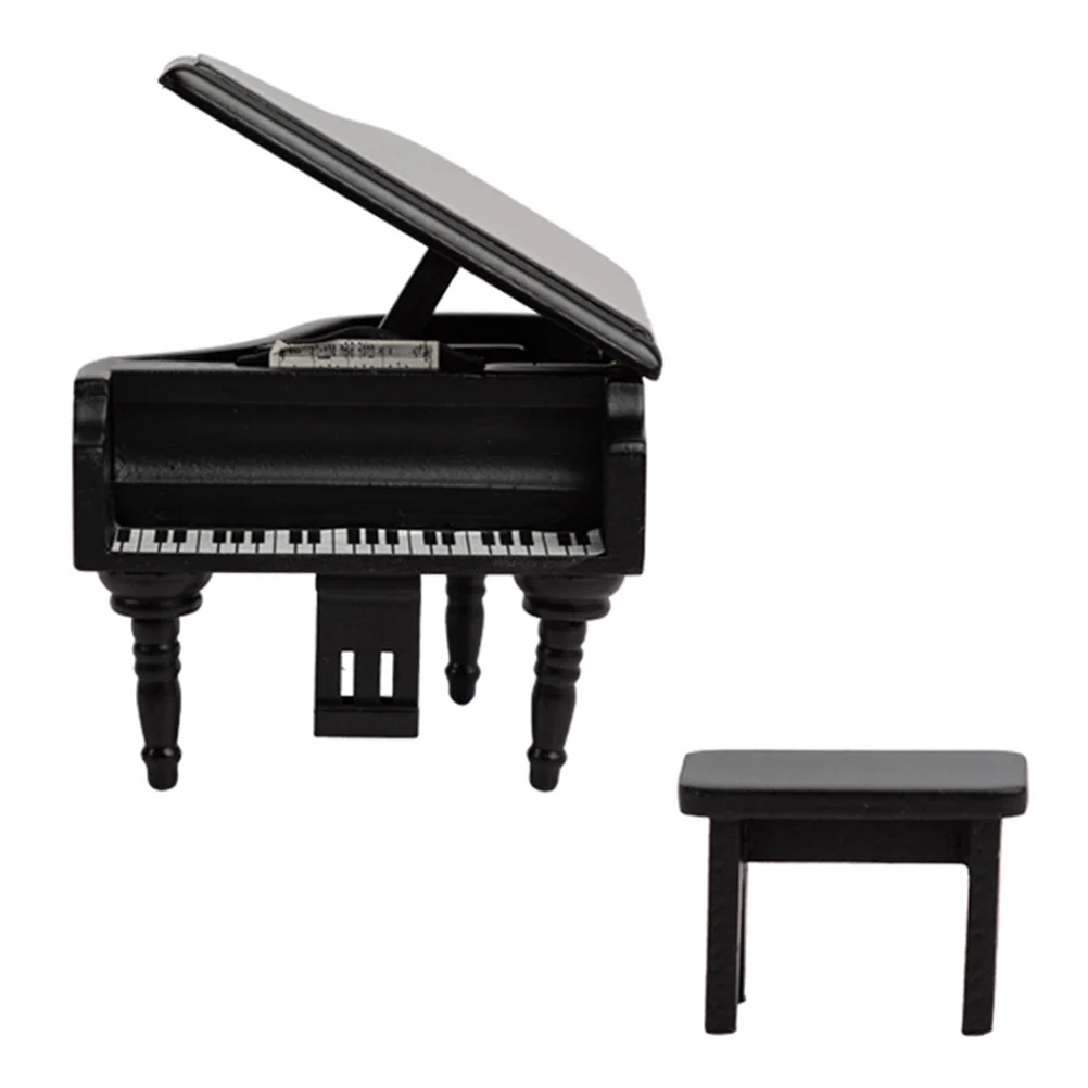 

Аксессуары для маленького домика, подставка для рояльника, декор для кукольного домика, деревянная миниатюрная фигурка, украшения, Декор