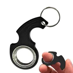 Fidgets Spinner Stress Relief Toys Creative Keychain Revolve Cool Keyring Relieving Boredom Birthday Gift For Adults Kids