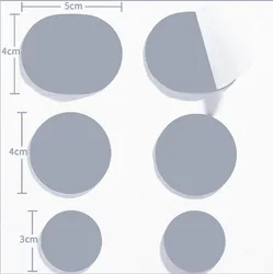 Versatile Self - Adhesive Shoe Repair Patches - Anti - Wear & Insole Solutions (6 - Pack) (GRAY)