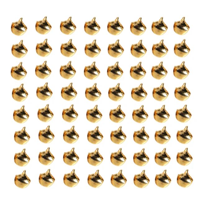 50-300pcs Gold Jingle Bells Iron Pendants Hanging Christmas Tree Ornaments Christmas Decorations Party DIY Crafts Accessories 3