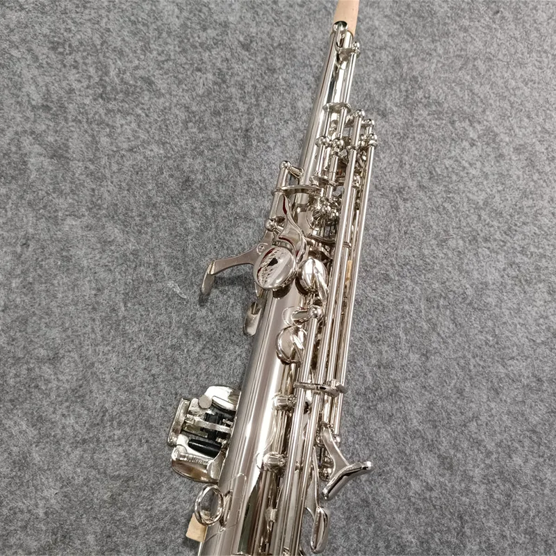 Made in France Soprano Saxophone nickel plating Mark VI B-flat Soprano Sax Mark VI Mouthpiece Reeds Neck