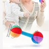 2PCS Grasp Training Dumbbell 0-1 Year Old Baby Auditory Perception Training Chewable Sand Hammer Rattle Toy 3
