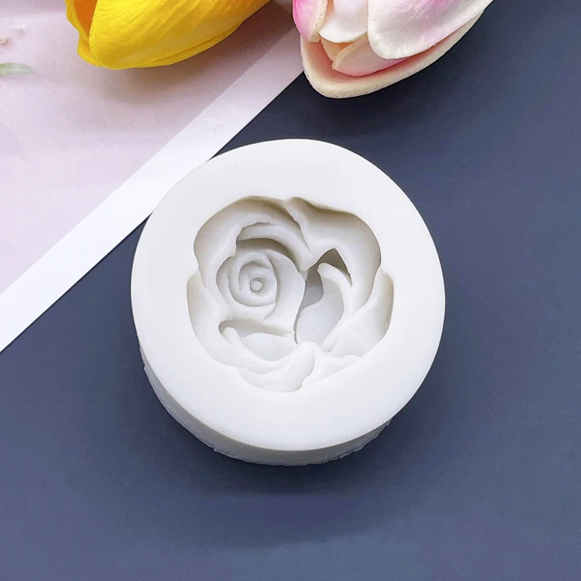Rose Silikon Sugarcraft Form Harz Werkzeuge Cupcake Fondant Kuchen Dekorieren Werkzeuge – Detail 5