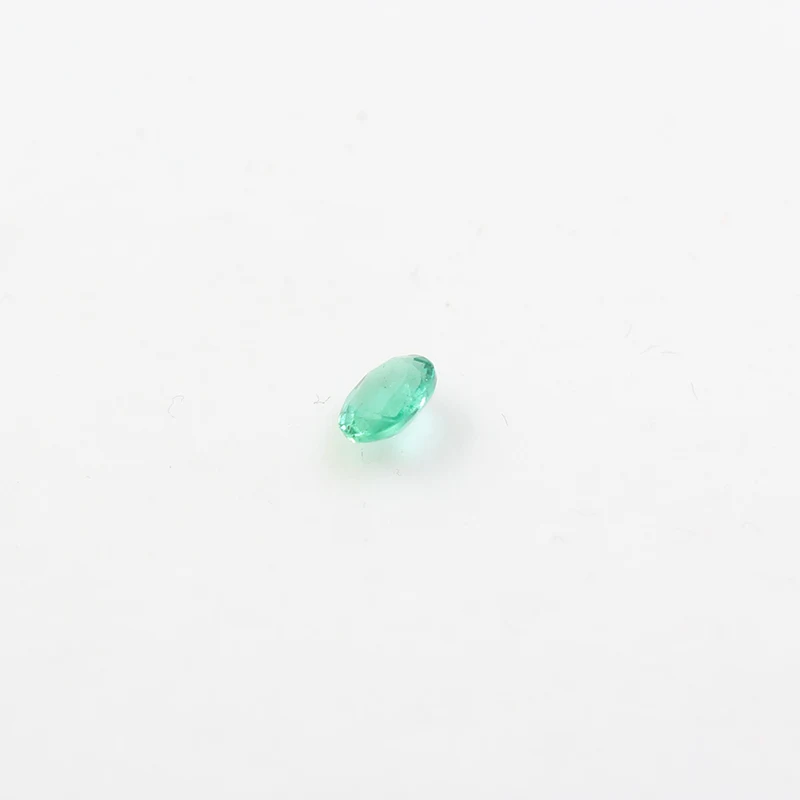 Real 4mm * 5mm Oval Cut Emerald Loose Gemstone for Wedding Ring Natural Emerald Loose Stone