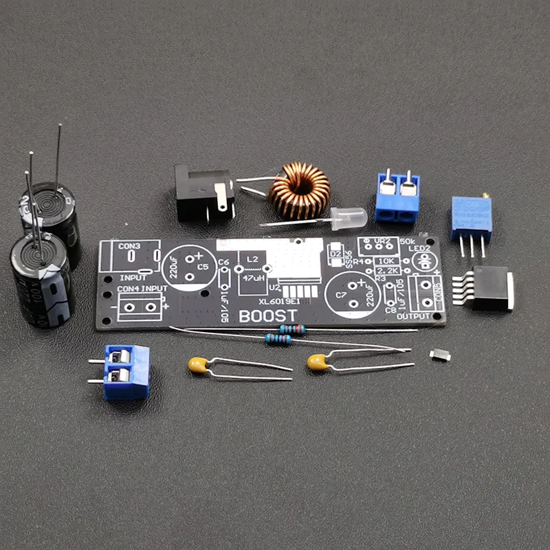 ブースト DC-DC 出力調整可能な電源電子 DIY キットエンジニアリング XL6019E1 溶接練習電子 DIY 愛好家