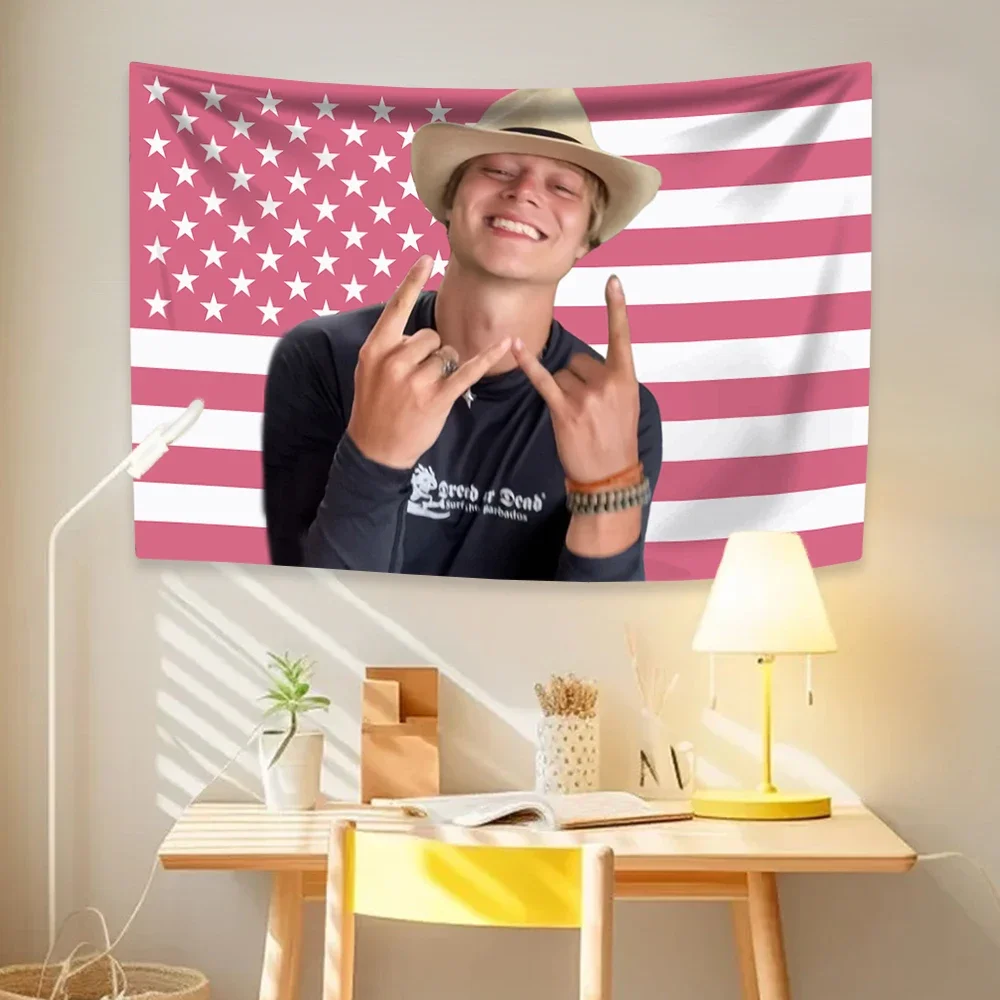 Outerbanks American Flag Aesthetic Tapestry - Wall Hanging Decoration