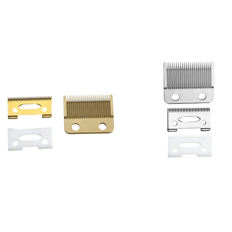 Groove Tooth Unique Design Pro 2 Fori Set Di Lame Di Ricambio Per Tagliacapelli Wahl Fit Magic Clip