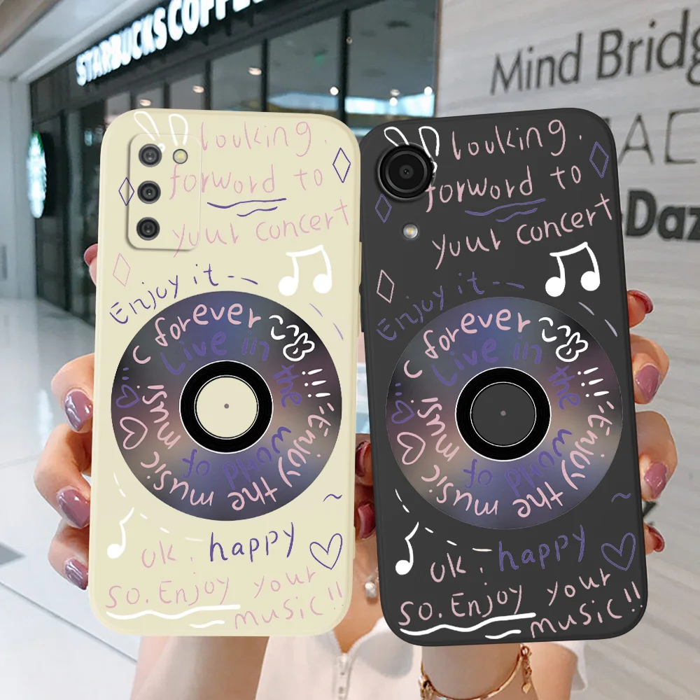 Custodia Per Samsung Galaxy J2 Core J2 J4 J6 J8 2018 Plus + Cover Per Telefono Soft Silicon Music Cd