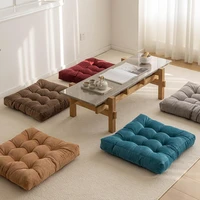 Floor Pillow Square Floor Seating Pillow Cushion Meditation Yoga Seat Kneeling Pillows Thick Tufted Cushions Mat Pad Balcony 1