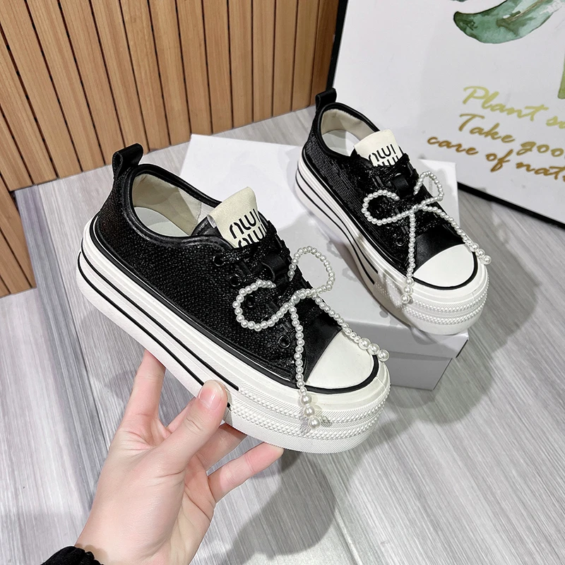 CNMR Sport Brand Running Shoes for Women Silver Girl Luxury Skateboard Sneakers Height Increasing Athletic Travel Shoes Women 3