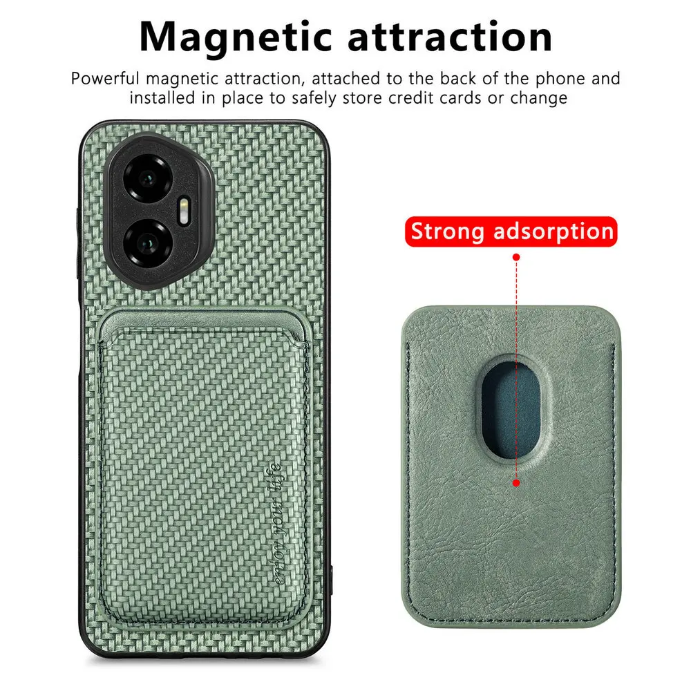 Magnetic 2-in-1 Detachable Leather Wallet Phone Case with Magsafe Compatibility