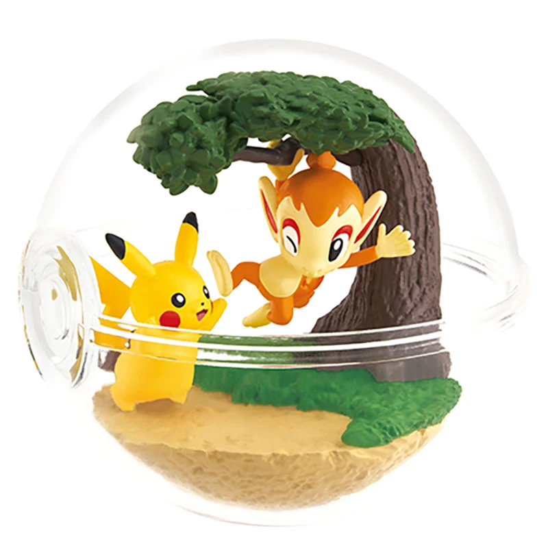 

BANDAI Pokemon Shinx Lampent Marshtomp Pikachu Snivy Anime Figures Brand New Genuine Action Figure Kids Brinquedos