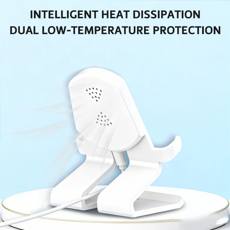 Desktop Phone Holder Stand Horizontal and Vertical Screen Switching Fast Wireless Charger For iPhone 17~12 Samsung Xiaomi Mount