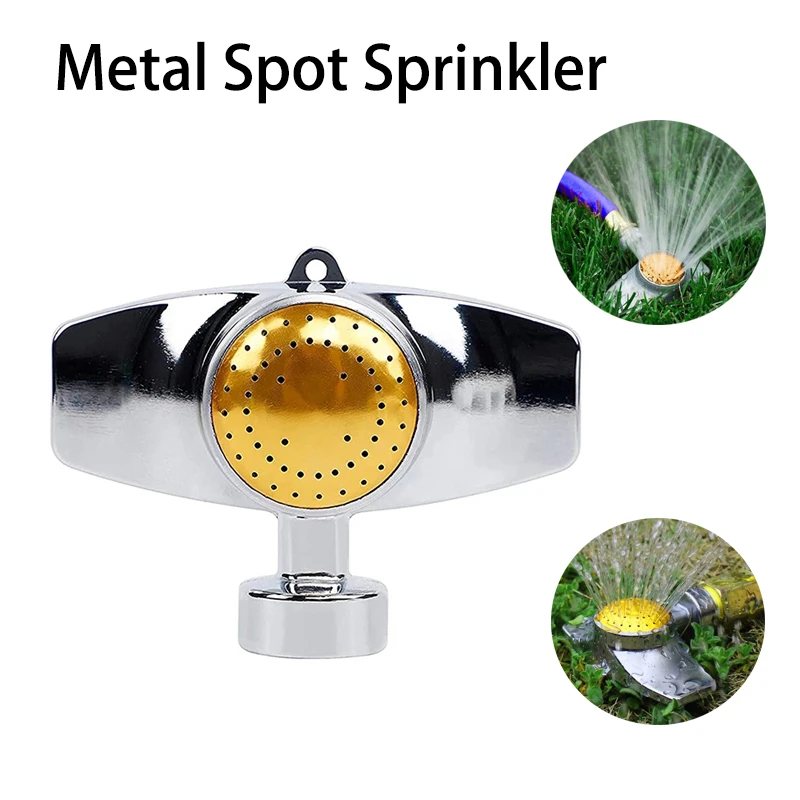 mister irrigation kit Metal Spot Sprinkler 360 Degree Square Circle Pattern Alloy Metal Sprinkler Coverage Area Up To 30FT for Small Area Yard Lawn complete sprinkler system kit