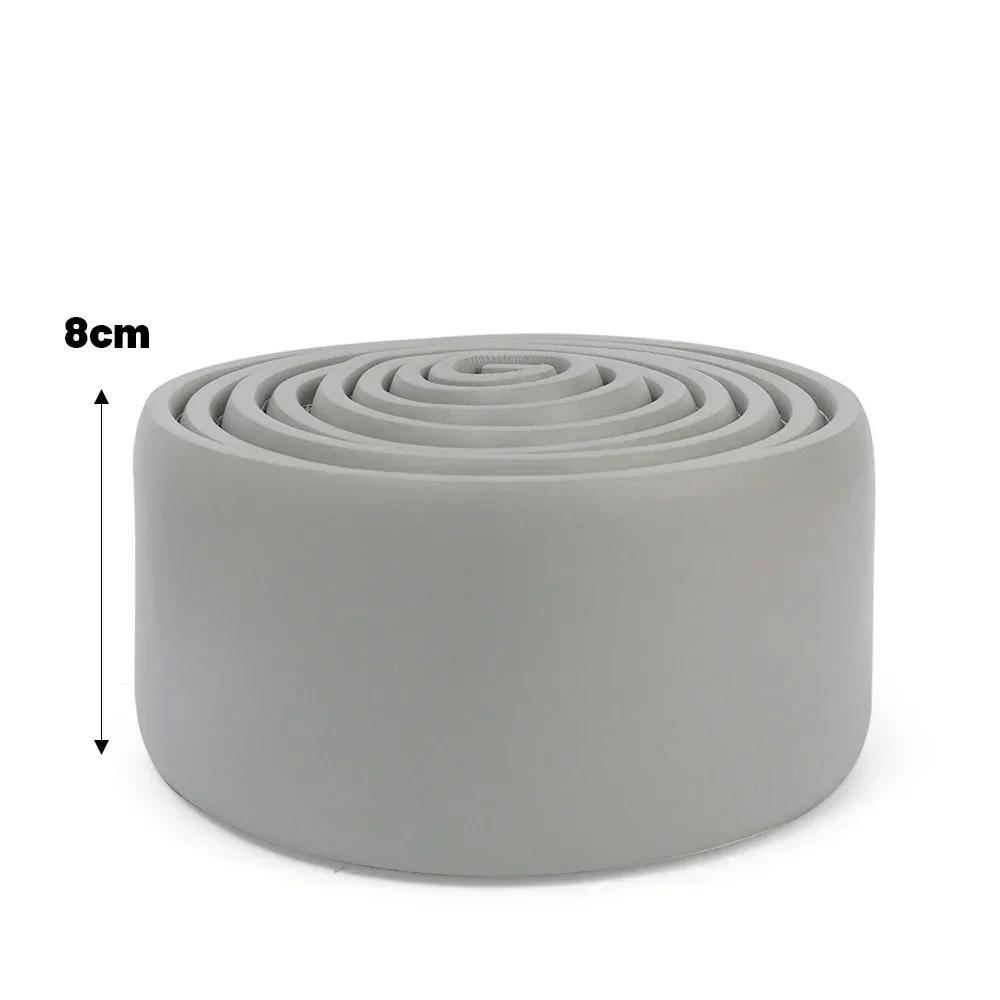 Waterproof 3D Skirting Line Wall Stickers - Thickened Anti-Collision Decorative Trim