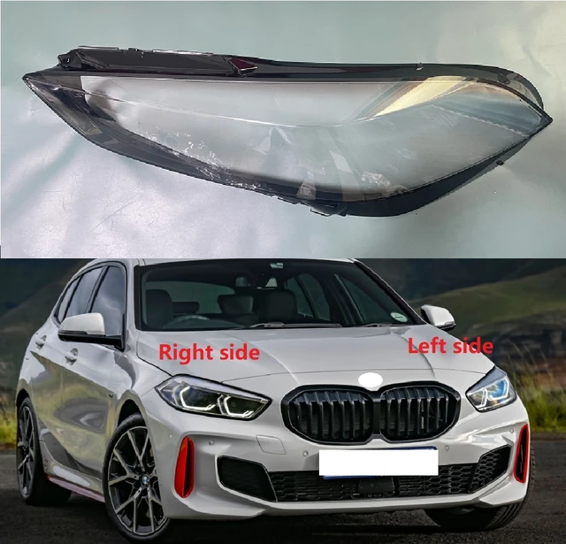 Cubierta de faro de coche para BMW Serie 1, E87, 2004-2011, lente, carcasa  de cristal, máscaras, lámpara de pantalla transparente - AliExpress