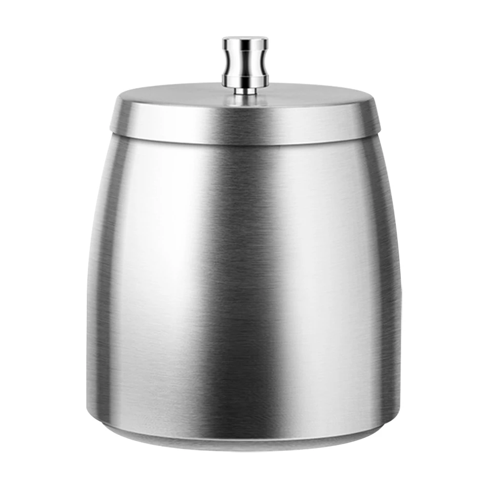 Stainless Steel Windproof Ashtray with Lid