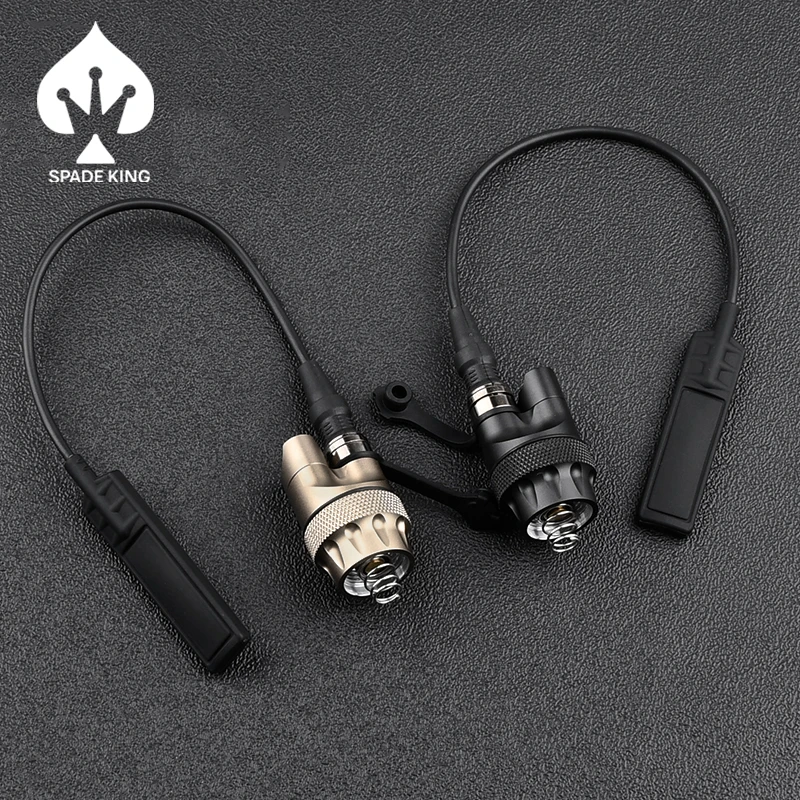 

M300 Flashlight Tail Cover Pressure Control Switch SF M600 Tail Cap Metal Difunctional Tail-hood Tactical Flashlight Parts