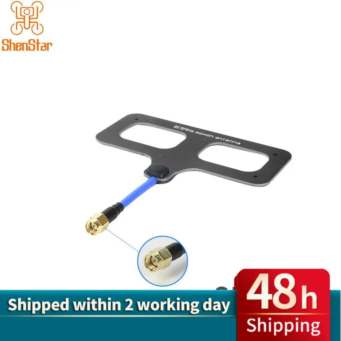 

ShenStar 915 дБи МГц Беспроводная Антенна Moxon SMA/RP-SMA для FPV гоночного квадрокоптера дистанционного управления радиоуправляемым летательным аппаратом расширенного диапазона