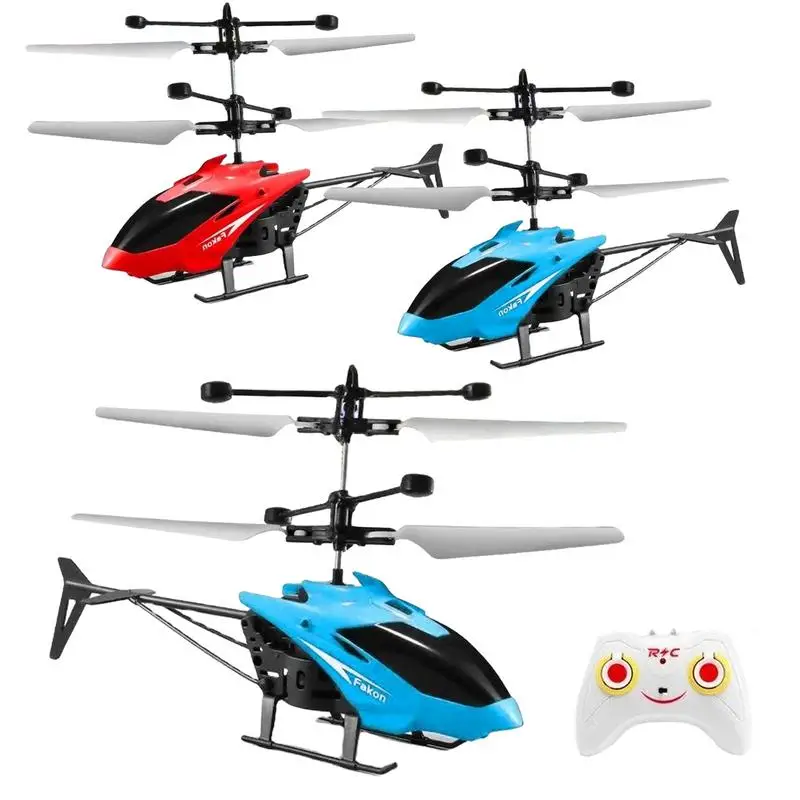 Novelty Kids Aircraft Toys Induction Hover Helicopter Toy High-Tech Hand-Controlled Drone Interactive Dual Wing Outdoor Gift 2