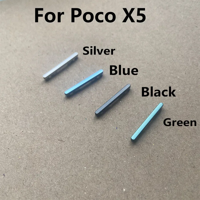 For Xiaomi Poco X5 Side Keys Power Volume Button Buttons Switch On Off Replacement Repair Parts