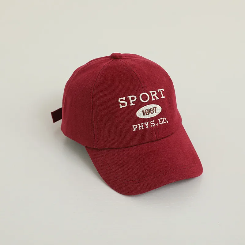 Baseball Cap Baby Hat Kids Sun Hat Fashion Spring Autumn Children Girls Boys Sun Hat Solid Letter Kids Baseball Cap Outdoor Adjustable Visor Baby Cap