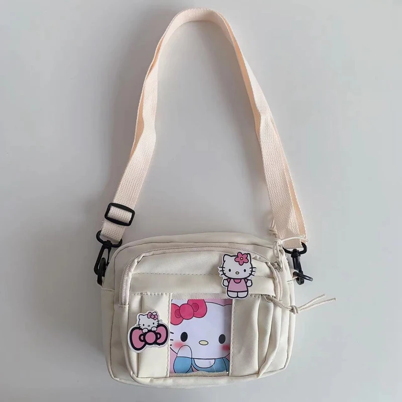 

Kawaii Sanrio Kuromi Hello Kitty My Melody Cinnamoroll сумка-мессенджер прозрачная карта вместительные сумки через плечо Рождественский подарок