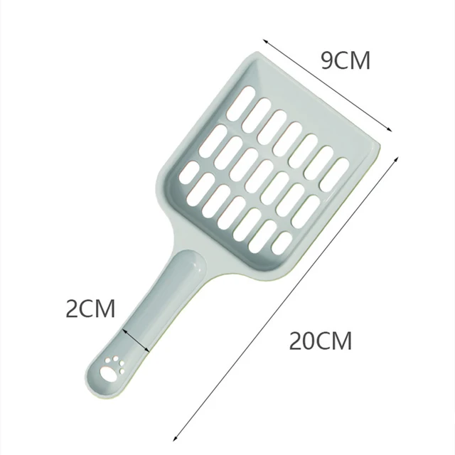 New pet litter shovel Candy color high appearance horizontal handle cat toilet shovel poop pickup Cat cleaning supplies 2