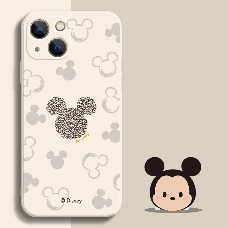 Phone Case For iPhone 11 12 13 Pro MAX Mini 6 6S 7 8 Plus X XR XS MAX SE 2020 5 Soft Silicone TPU Mickey Anime Funda Back Cover iphone 13 pro max case