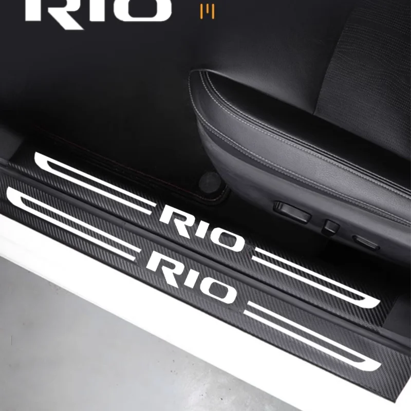 Auto Deur Drempel Sill Sticker Voor Kia Rio Emblem 2025 2015 2017 2020 ...