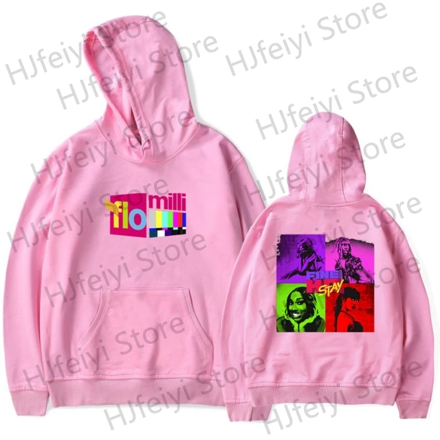 따뜻함과 스타일이 조화된 Flo Milli FINE HO STAY 긴 소매 후드