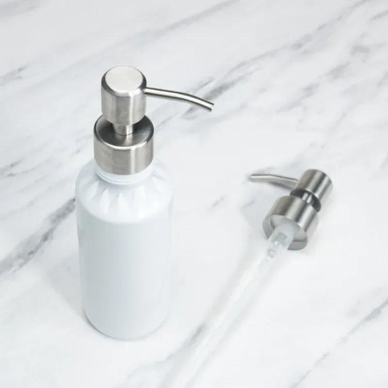 Hand Liquid Soap Pump Dispenser Nozzle for Bathroom Kitchen Stainless Steel Foam Sink Liquid Soap Nozzle Bathroom Accessories 4
