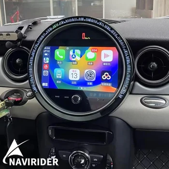 Pantalla Android para salpicadero LCD de coche, reproductor de velocímetro central de grupo para BMW Mini One Cooper R55 R56 Peaceman Clubman Carplay GPS 1