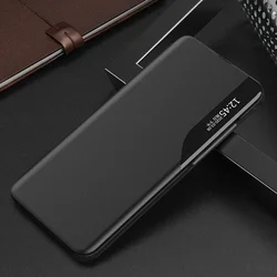 For Honor Magic6 Lite Case - Smart Flip Magnetic Leather Phone Cover with Book Stand and Protective Features (Black 1)