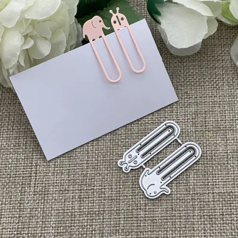 Tier Lesezeichen Metall Stanzformen Schablonen für DIY Scrapbooking dekorative Prägung Handwerk Stanzschablone Form