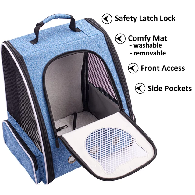 Large Cat Carrier For 2 Cats Small Medium Dogs, Soft Pet Carrier For  Traveling With Warm Blanket Foldable Bowl And Washable Pad