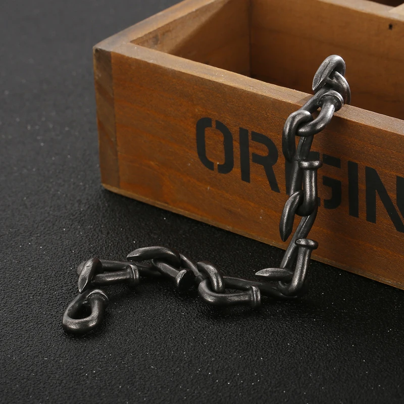 KALEN 12mm Vintage Stainless Steel Nail Bracelet for Men Creative Accessories Hiphop Rock New Trend Party Jewelry