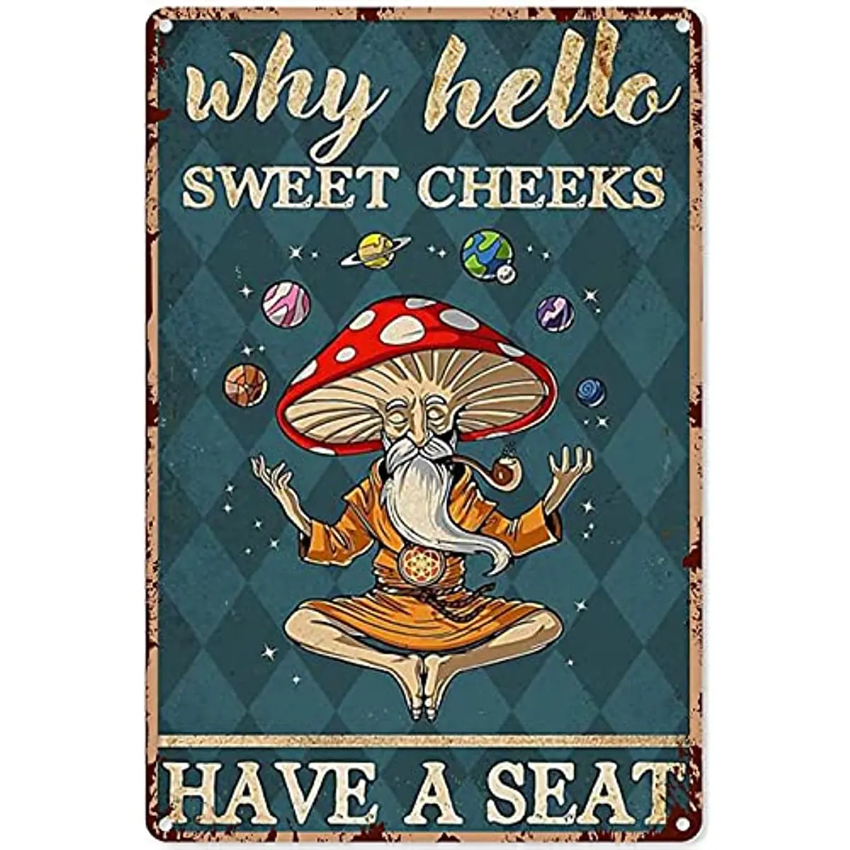 

Eeypy декор для ванной комнаты грибы почему Hello Sweet щеки сидят жестяной знак Декор винтажный шикарный плакат Настенный декор