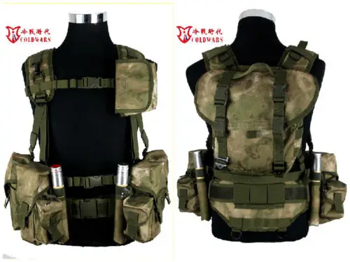 Réplique De Chest Rig SMERSH Ratnik Ak SSO SPOSN - Gilet Tactique Sable Et Marron, Neuf